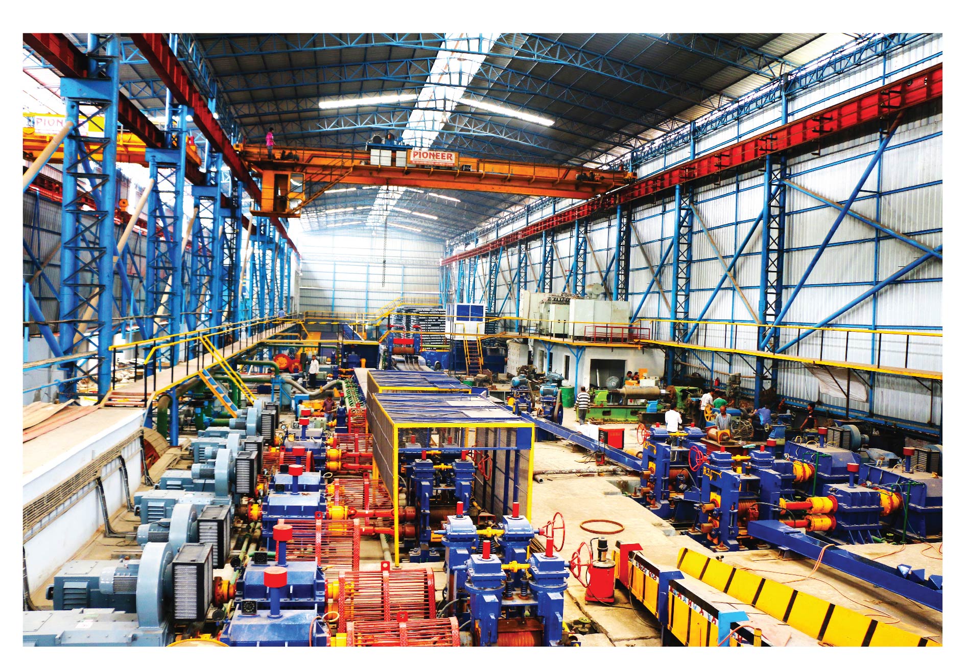 first integrated re-rolling plant in Shyampur Kadamtali